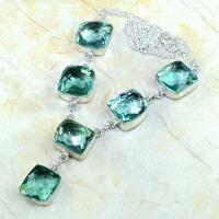 Am 3027d collier parure sautoir aigue marine 1900 verte bijou achat vente argent 925