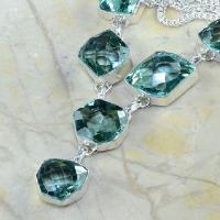 Am 3028b collier parure sautoir aigue marine 1900 verte bijou achat vente argent 925