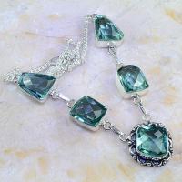 Am 3072a collier parure sautoir aigue marine 1900 verte bijou achat vente argent 925