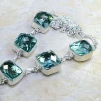 Am 3127b collier parure sautoir aigue marine 1900 verte bijou achat vente argent 925