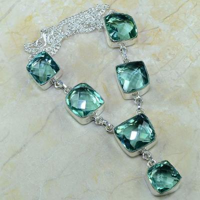 Am 3127e collier parure sautoir aigue marine 1900 verte bijou achat vente argent 925