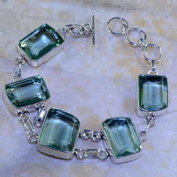 Am 3178d bracelet aigue marine bleue bijou achat vente argent 925