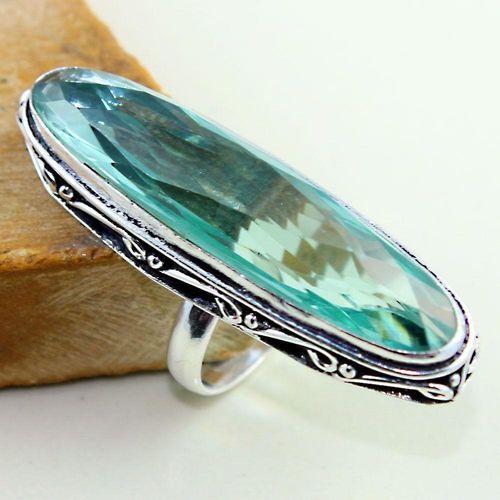 Am 3212b bague t57 aigue marine bijou achat vente argent 925