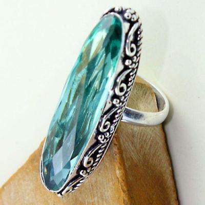 Am 3213c bague t60 aigue marine bijou achat vente argent 925