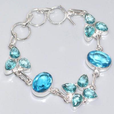 Am 3275a bracelet aigue marine bleue ovales gouttes bijou achat vente argent 925