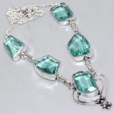 Am 3277a collier sautoir parure aigue marine bleue 26gr gouttes bijou achat vente argent 925