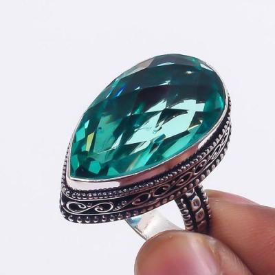 Am 3335c bague chevaliere aigue marine t61 bleue 15gr 15x25mm bijou achat vente argent 925