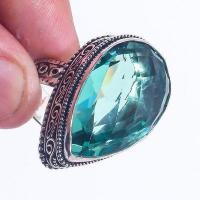 Am 3345c bague chevaliere aigue marine t57 bleue 16gr 15x25mm bijou achat vente argent 925