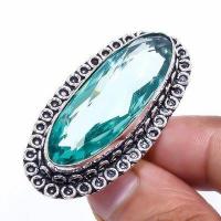 Am 3357b bague chevaliere aigue marine t59 bleue 16gr 13x38mm bijou achat vente argent 925