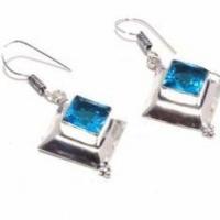 Am 3370c collier boucles oreilles aigue marine bleue 26gr bijou achat vente argent 925