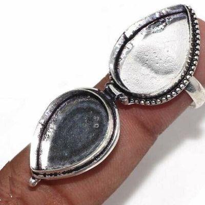 Am 3420a bague poison aigue marine t55 bleue 8gr 8mm bijou achat vente argent 925