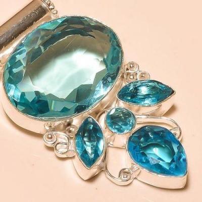 Am 3473a pendants aigue marine bleue 60mm 20x30mm argent 925 vente achat