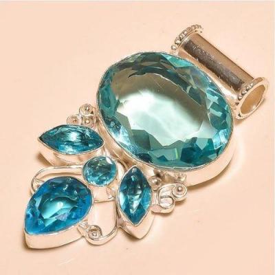Am 3473a pendants aigue marine bleue 60mm 20x30mm argent 925 vente achat