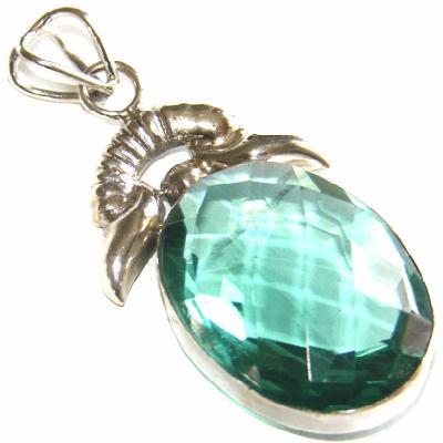 Am 3479a pendentif pendant aigue marine argent20x28mm 925
