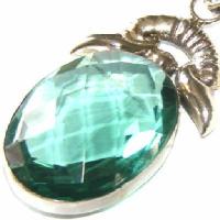 Am 3479c pendentif pendant aigue marine argent20x28mm 925