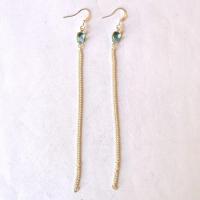 Am 3491 boucles oreilles aigue marine 8 8mm argent925 4gr 2