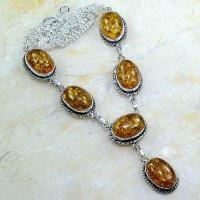 Amb 008a collier parure sautoir ambre amber baltique baltic achat vente bijoux argent 925