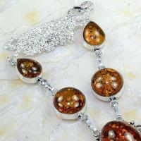 Amb 014c collier parure sautoir ambre amber baltique baltic achat vente bijoux argent 925