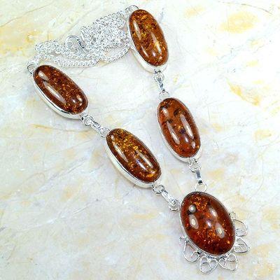 Amb 016a collier parure sautoir ambre amber baltique baltic achat vente bijoux argent 925