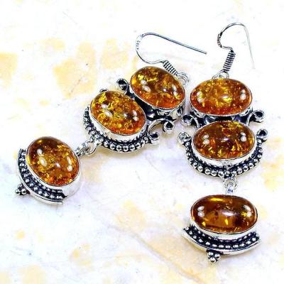 Amb 036c boucles pendants oreilles ambre amber baltique achat vente bijoux argent 926