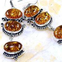 Amb 036c boucles pendants oreilles ambre amber baltique achat vente bijoux argent 926