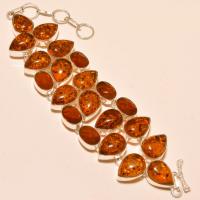 Amb 055a bracelet ambre amber baltique baltic citrine madereachat vente bijoux argent 925