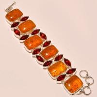 Amb 059a bracelet ambre amber baltique grenat baltic citrine madereachat vente bijoux argent 925