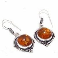 Amb 088c collier boucles oreilles 26gr 12mm parure ambre baltique achat vente bijoux argent 925