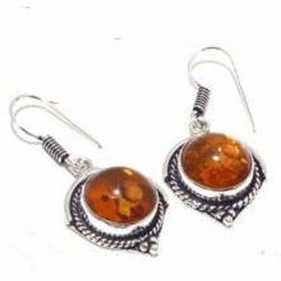 Amb 088a collier boucles oreilles 26gr 12mm parure ambre baltique achat vente bijoux argent 925