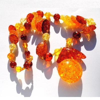 Amb 123b collier 101gr parure sautoir ambre amber baltique baltic achat vente bijoux argent 925