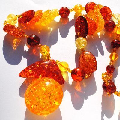 Amb 123b collier 101gr parure sautoir ambre amber baltique baltic achat vente bijoux argent 925