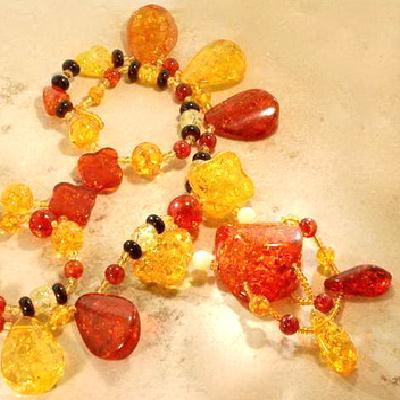 Amb 137c collier 80gr 75cm parure sautoir ambre amber baltique baltic achat vente bijoux argent 925