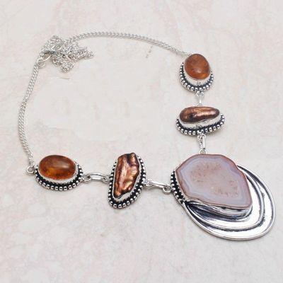 Amb 156a collier pendant agate 40gr ambre amber baltique achat vente bijoux argent 925