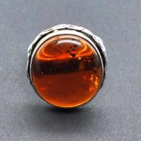 Amb 162b bague ambre argent ancienne t62 5gr achat vente bijoux