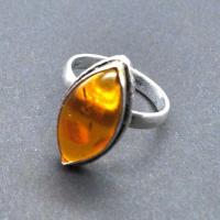 Amb 165a bague ambre argent ancienne t55 4gr achat vente bijoux