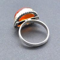 Amb 166d bague ambre argent ancienne t56 5gr achat vente bijoux