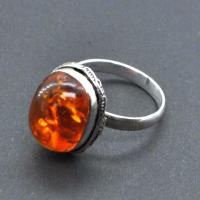 Amb 176a bague ambre argent ancienne t60 5gr achat vente bijoux