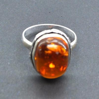 Amb 176c bague ambre argent ancienne t60 5gr achat vente bijoux