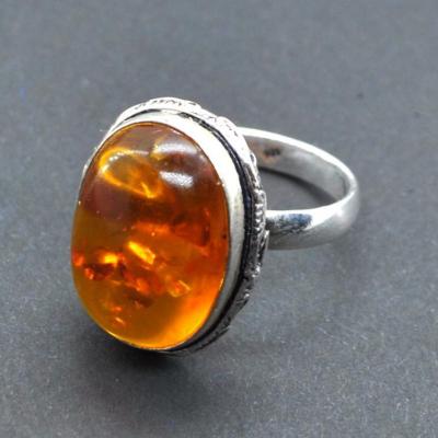 Amb 176c bague ambre argent ancienne t60 5gr achat vente bijoux