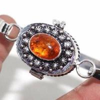 Amb 195c bracelet poison 19gr 10x15mm ambre amber baltique achat vente bijoux argent 925