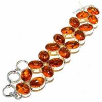 Amb 209d bracelet 37gr 15x10mm ambre miel baltique ethnique