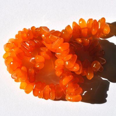 Amb 211b perles ambre orange 40cm 10x12mm 27gr loisirs creatifs