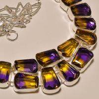 Ame 100b collier ametrine ag925