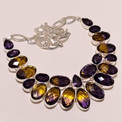 Ame 104a collier ametrine ag925 1