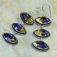 Ame 105b boucles oreilles ametrine 