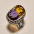 Ame 108b bague ametrine amethyste