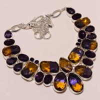 Ame 117a collier ametrine ag925