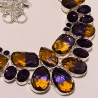 Ame 117b collier ametrine ag925