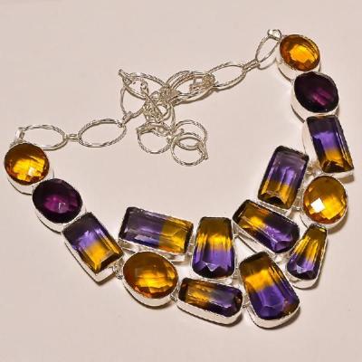 Ame 119a collier ametrine ag925 1