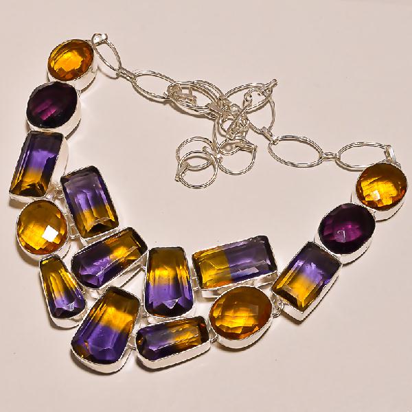 Ame 119d collier ametrine ag925